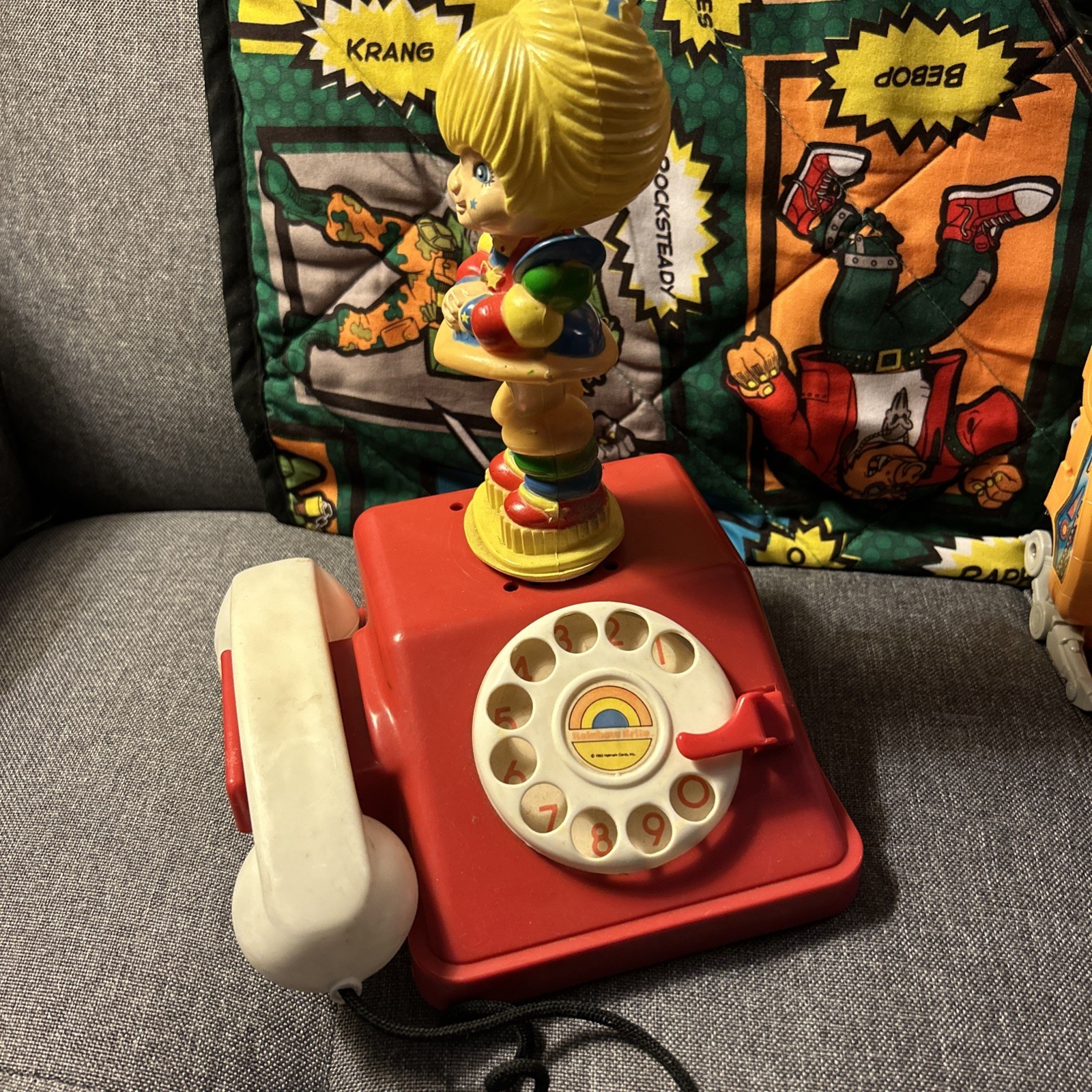 1983 Rare Vintage Rainbow Brite Phone Toy Rotary 