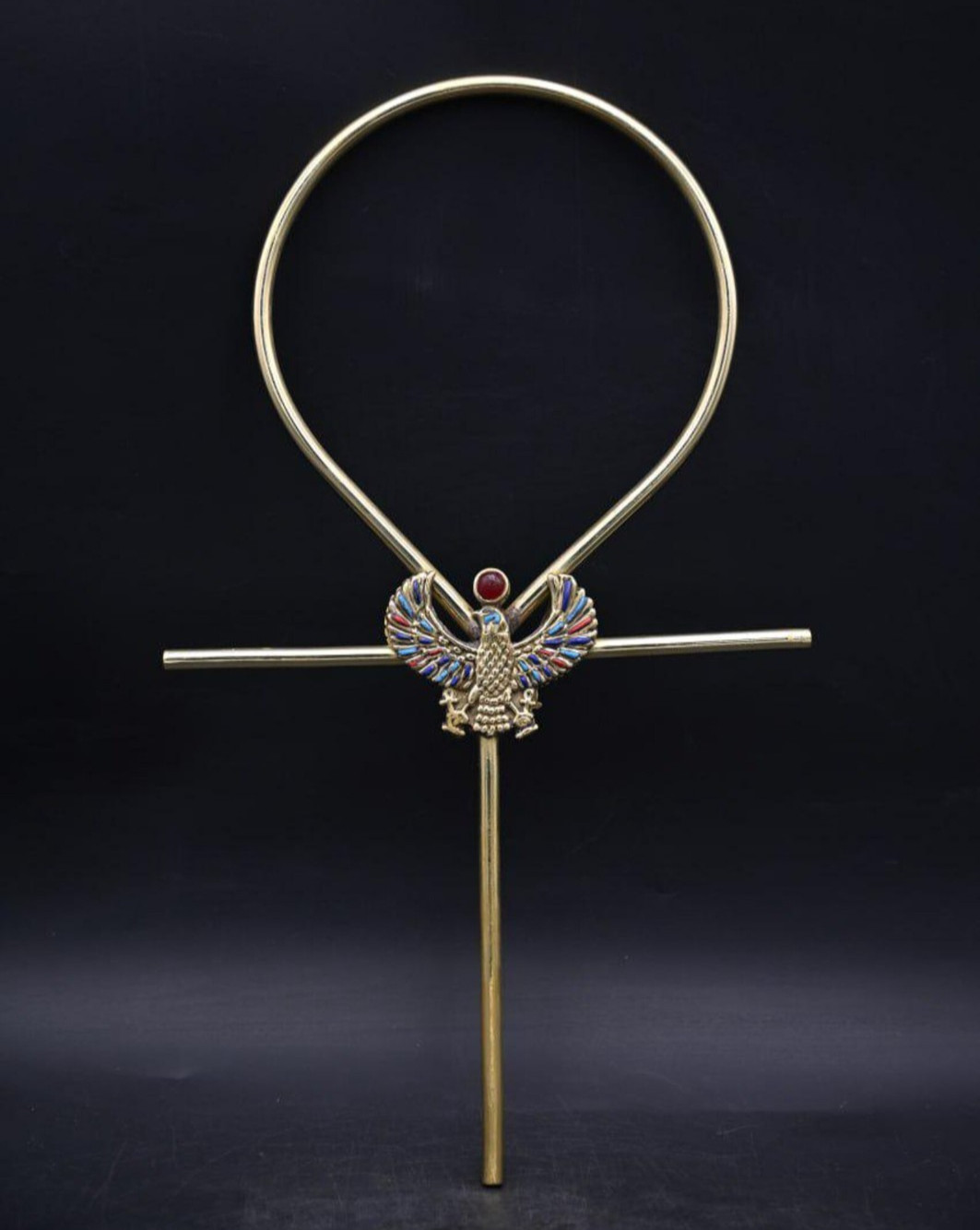 Authentic Ancient Egyptian Antiquities Brass Rare Ankh Key of Life Egyptian BC