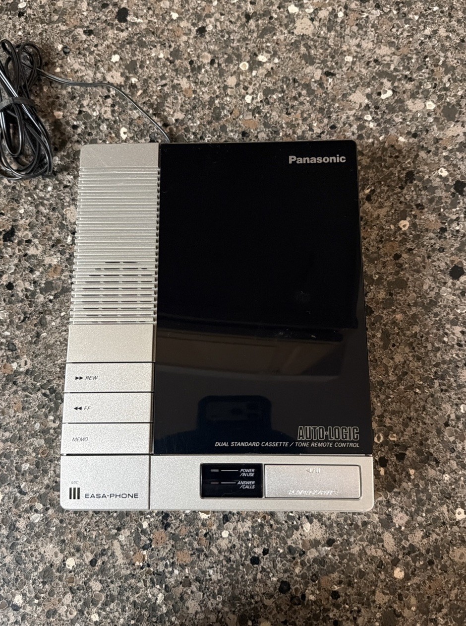 Vintage Panasonic Easa-Phone Model KX-T1450 Answering System Tested-Excellent Vintage Panasonic Easa-Phone Model KX-T1450 Answering System Tested-Excellent