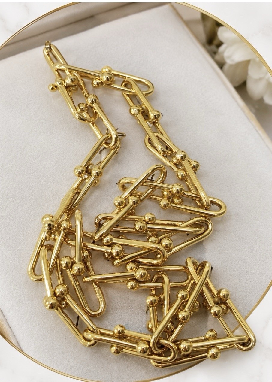 18k gold chain 18 inch