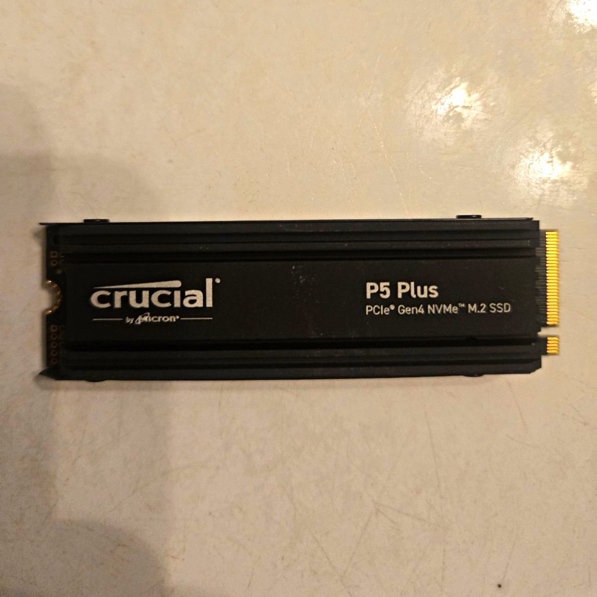 Crucial P5 Plus 1TB M.2 2280 PCIe Gen4 NVMe SSD w/ Heatsink 6600MB/s Crucial P5 Plus 1TB M.2 2280 PCIe Gen4 NVMe SSD w/ Heatsink 6600MB/s