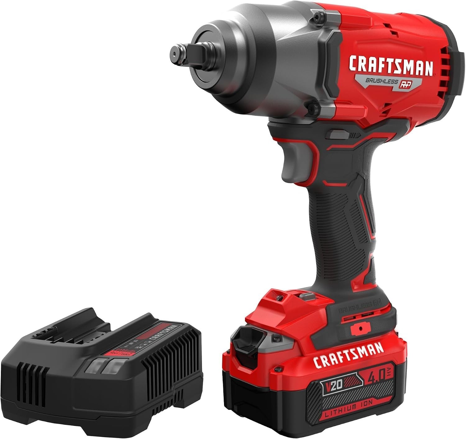 CRAFTSMAN V20 RP Cordless Impact Wrench, Battery and Charger (CMCF940M1) NEW CRAFTSMAN V20 RP Cordless Impact Wrench, Battery and Charger (CMCF940M1) NEW