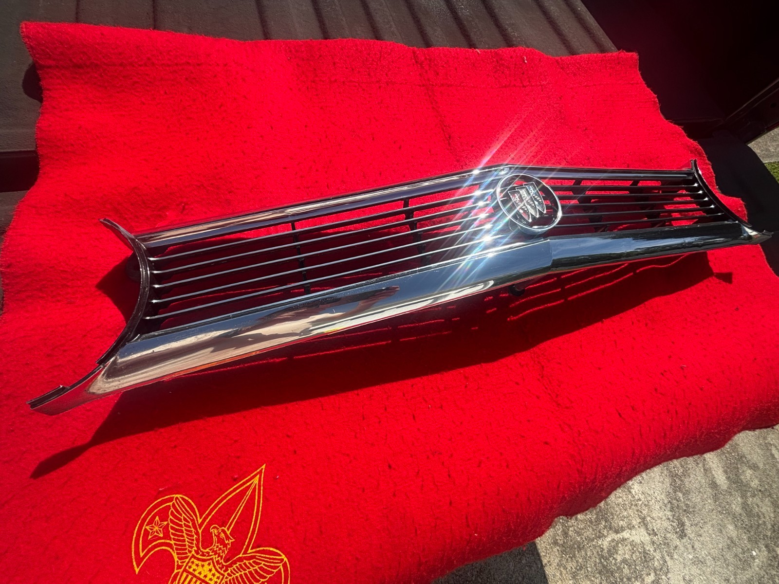 1962 Buick Skylark Special Deluxe Wagon Front Metal Grille Assembly 1348598 1962 Buick Skylark Special Deluxe Wagon Front Metal Grille Assembly 1348598