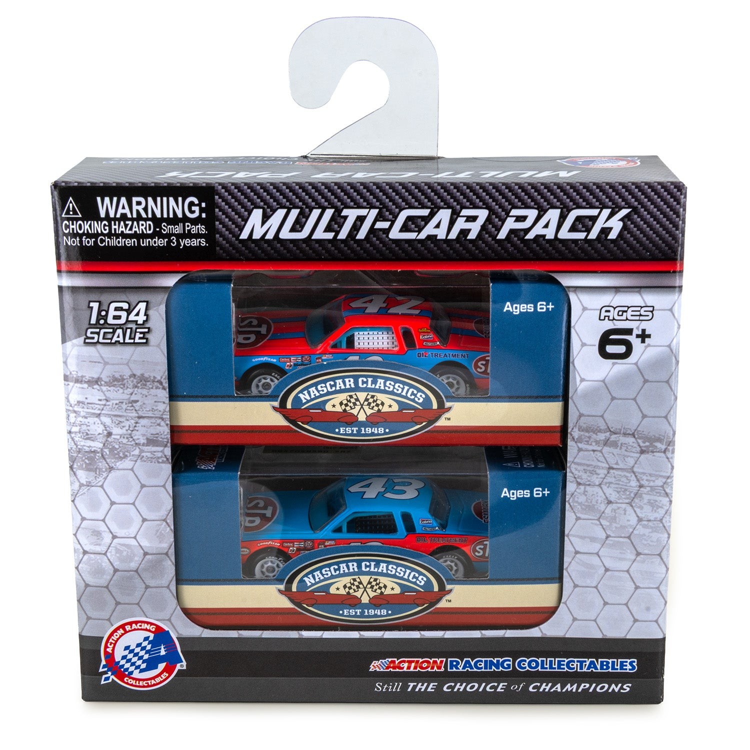 Richard Petty #42 / Kyle Petty #43 STP Petty Swap at Riverside 1:64 1981 2-Car