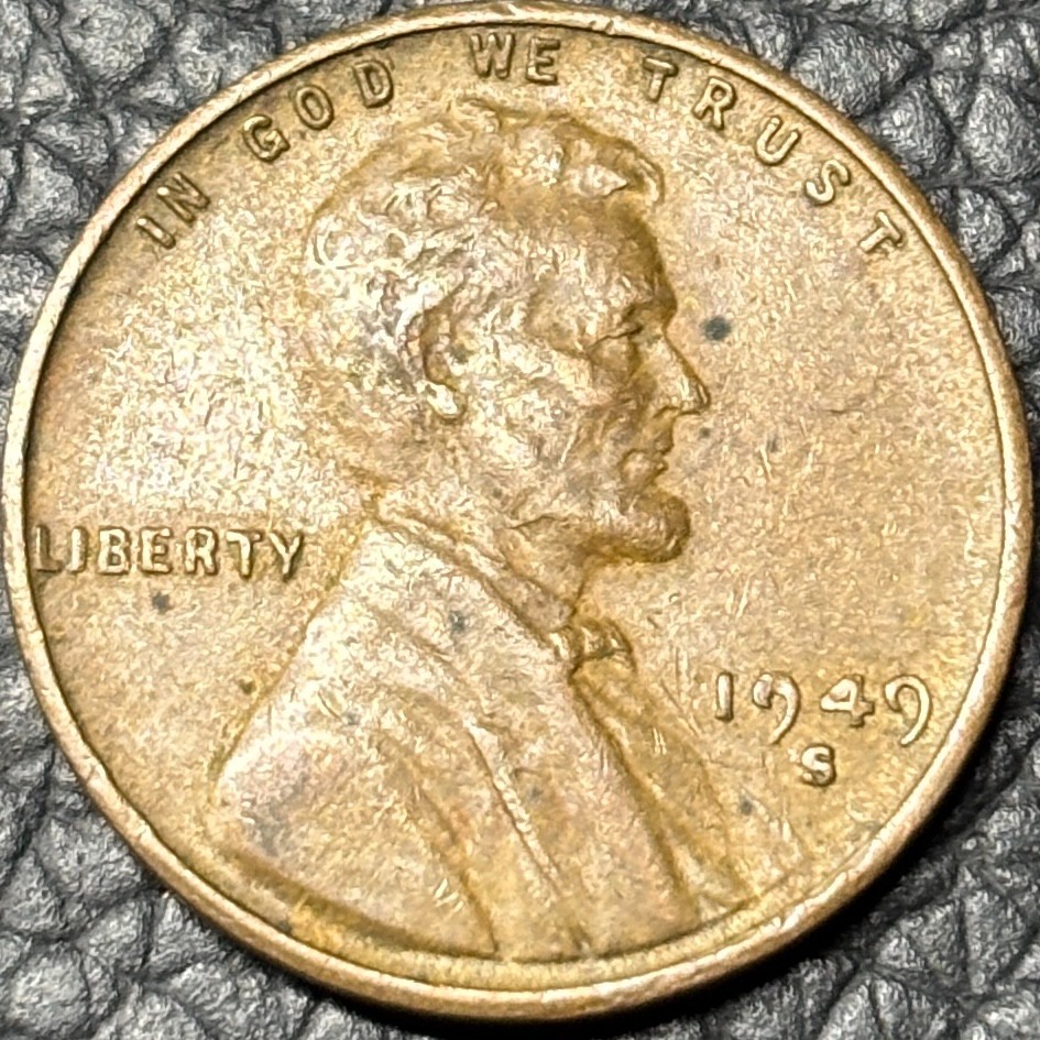 1949-S Lincoln Wheat Cent • Fine to Extra Fine • San Francisco Mint • Semi-Key 1949-S Lincoln Wheat Cent • Fine to Extra Fine • San Francisco Mint • Semi-Key