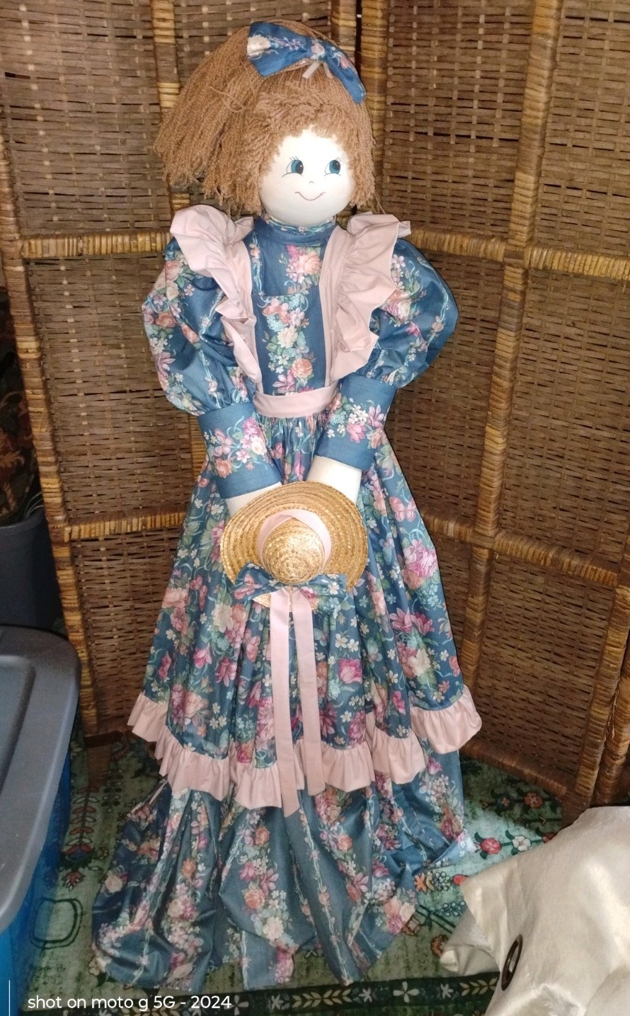 VTG 1980’s Sweeper “DRESS-a-VAC” DOLL VACUUM COVER New handmade Farmhouse Decor