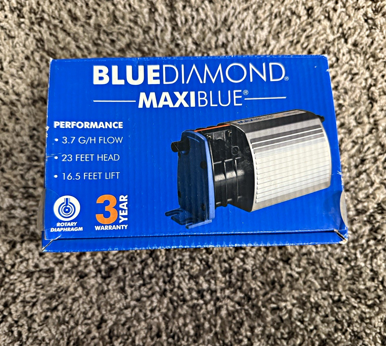 Blue Diamond MaxiBlue Condensate Pump X87-721 208-230V 1.0 GPH 33 ft 1/14HP
