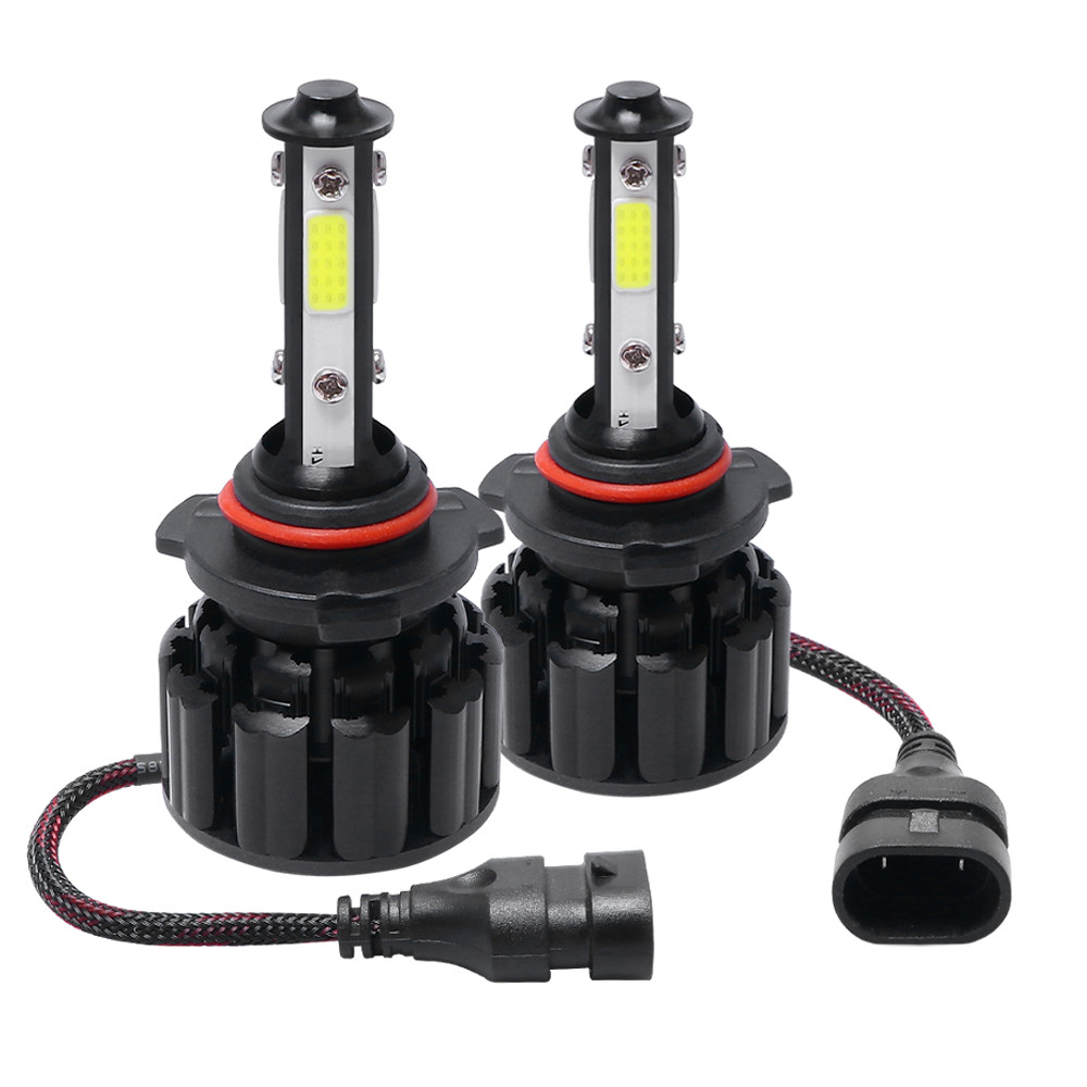 4-Sides LED Headlight Bulbs Kit H4 H7 H11 H13 9008 9004 9005 9006 9007 9012 5202