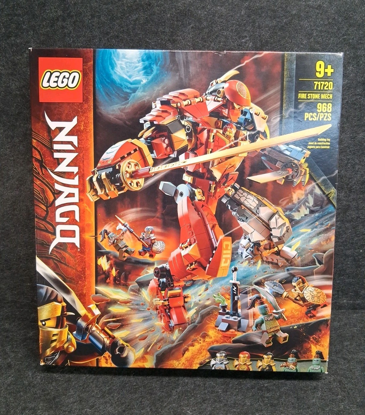 LEGO Ninjago 71720 Fire Stone Mech Bramd New Factory Sealed 9+ 968pcs Retired