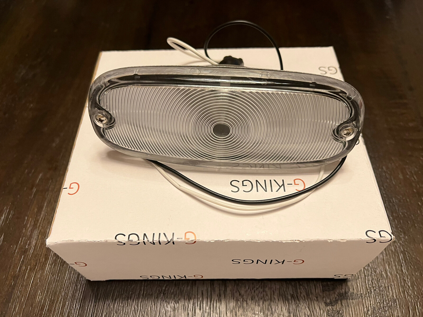 1958-1959 Chevy Truck Park Lamp Assembly Clear Lens w/ Wiring Pigtail 1958-1959 Chevy Truck Park Lamp Assembly Clear Lens w/ Wiring Pigtail