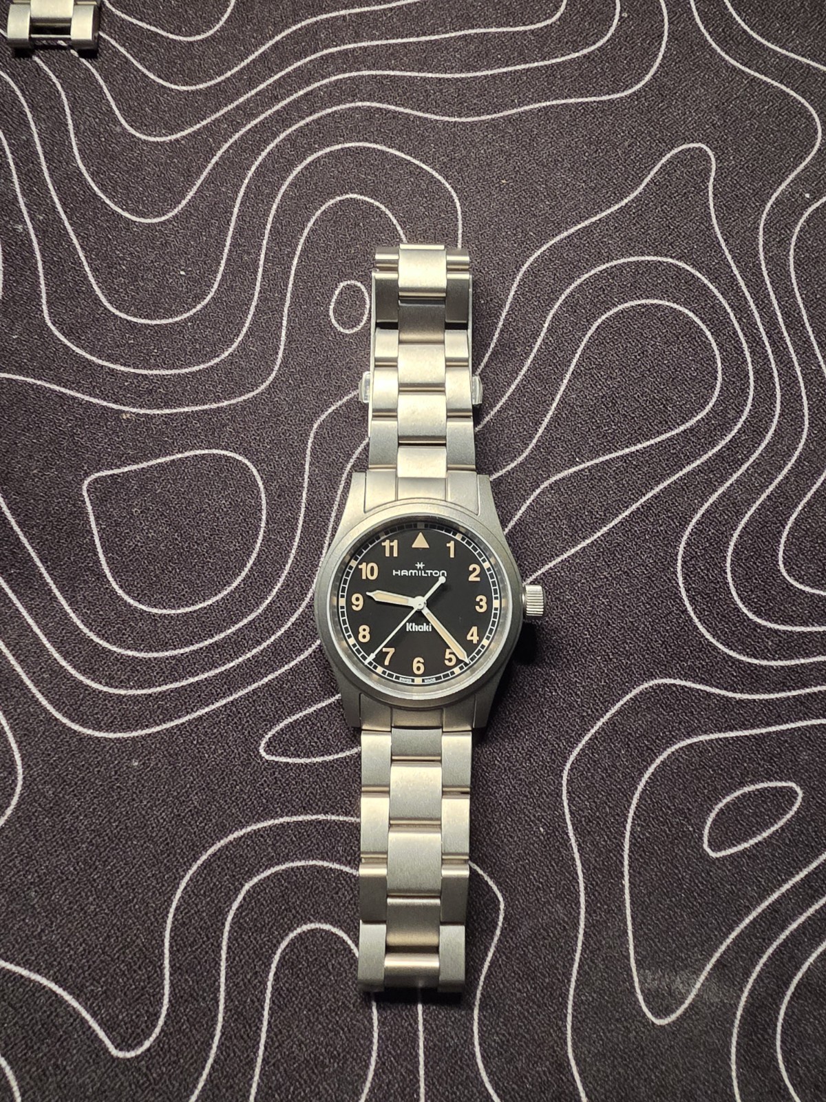 Hamilton Khaki Field Quartz Black Dial and Stainless Steel 33mm Watch H69301131 Hamilton Khaki Field Quartz Black Dial and Stainless Steel 33mm Watch H69301131