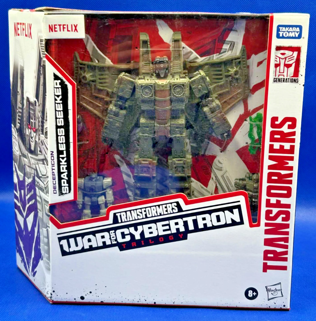 Hasbro Netflix Transformers War for Cybertron Decepticon Sparkless Seeker