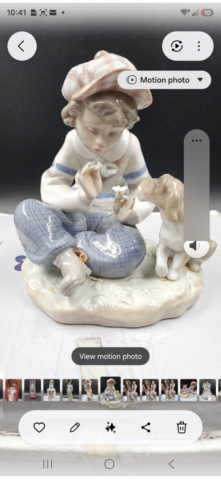 Lladro BoyWITH puppy Lladro BoyWITH puppy