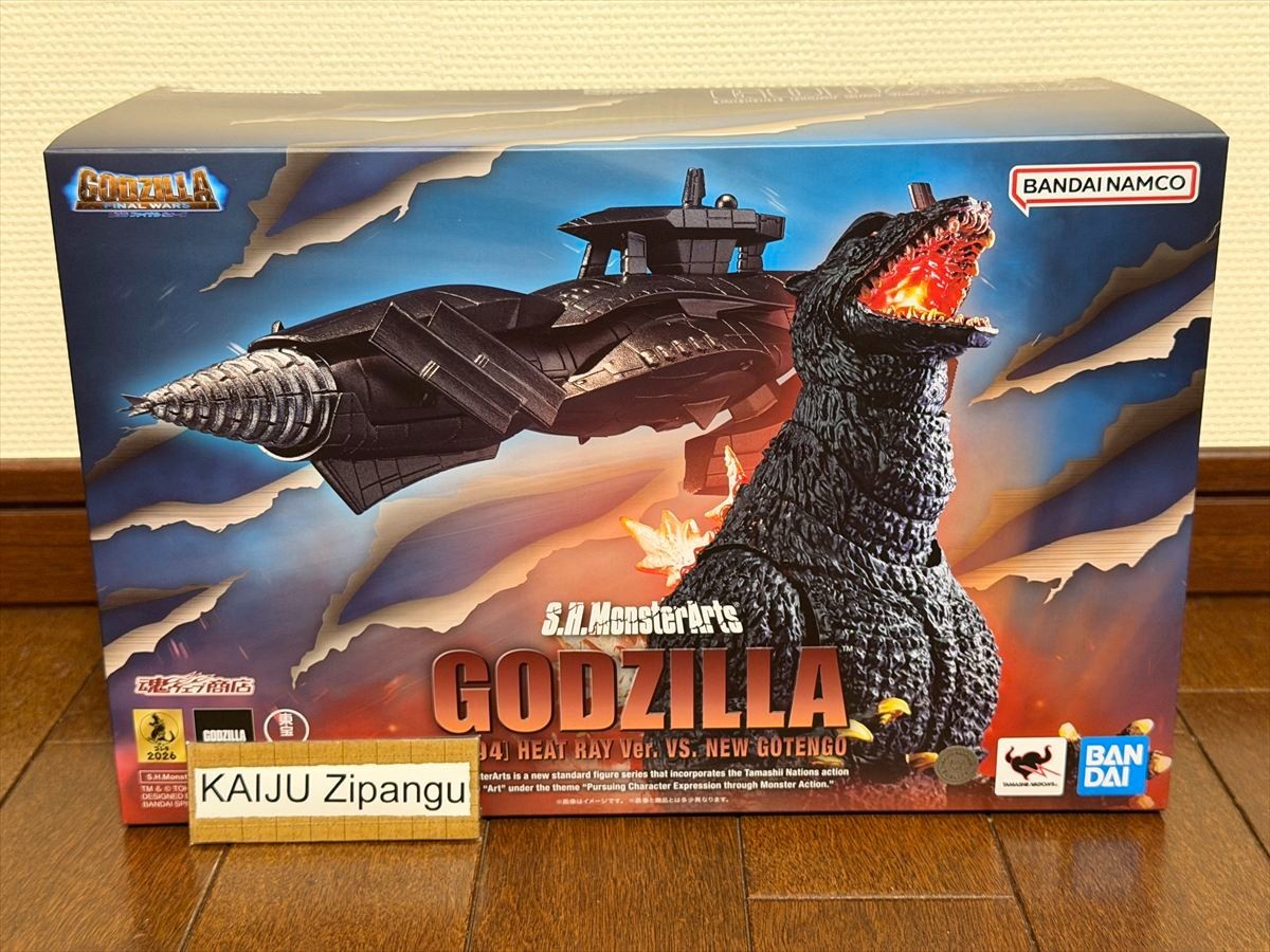 2026 S.H.MonsterArts Godzilla 2004 Heat Ray ver vs New Gotengo Final Wars 2026 S.H.MonsterArts Godzilla 2004 Heat Ray ver vs New Gotengo Final Wars