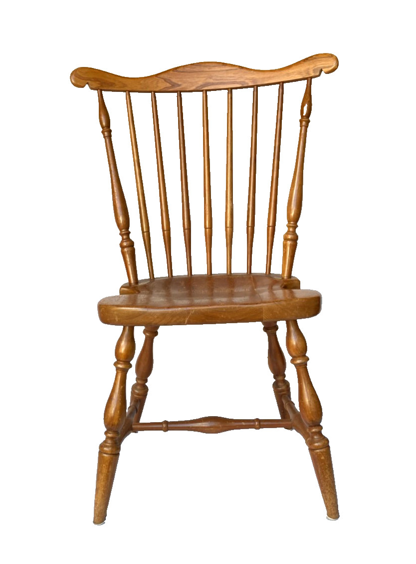 Vintage Harden Solid Cherry Fan Back Windsor Chair - Made in New York - Rare Vintage Harden Solid Cherry Fan Back Windsor Chair - Made in New York - Rare