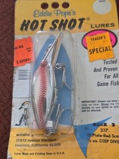 Vintage Eddie Pope Era LJ Hot Shot #237 Steelhead Fishing Lure NOS picture