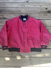 True vintage 1970s Saddle King Western Aztec Canvas Santa Fe Style Jacket 2XL picture