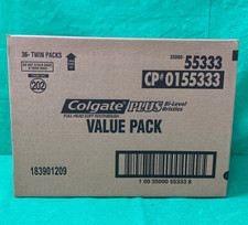 Colgate Plus Full Head Soft Adult Toothbrush Bi Level Bristles (36 Twin Pack) picture