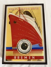 1930s Bernd Steiner North German Lloyd Bremen Barometer  picture