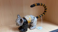 Vintage 1920s Twistums Wooden Jointed Segmented Toy Cat picture