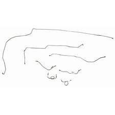 Classic Tube Complete Brake Line Kit Mustang V8 65-66 Original Steel for Stan... picture