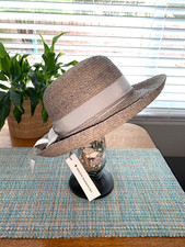 NEW - Authentic Helen Kaminski  Newport SB Hat - Melange/Moonlight sz M picture
