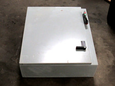 HOFFMAN ELECTRICAL ENCLOSURE CDSC30268 30X26X8 W/ BACKPLATE - USED picture