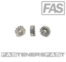 (100) #8-32 Stainless Steel K Lock Keps Nuts (100 PCS) Fast  picture