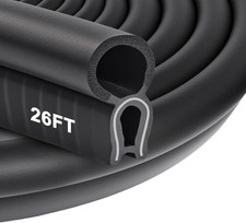 Automotive Weather Stripping 26FT - EPDM Rubber Edge Trim Car Door Seal Strip picture