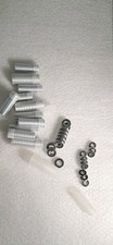 120 Mixed Ball Bearings 608 2RS Deep Grove - 8x22x7mm Double Rubber Sealed  picture
