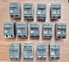 (13) Mixed Lot GE 30A Circuit Breakers HACR Plug in & Bolt on *SEE DETAILS* (VR7 picture