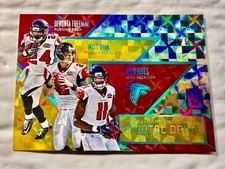 2016 Unparalleled Football - GOLD Pivotal Drive #/5 - FREEMAN / RYAN / JONES picture
