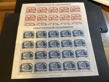 ICOLLECTZONE Liechtenstein 636-37 Sheets XF NH (C300-24) picture