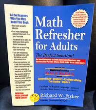 Math Refresher for Adults (Mastering Essential Math Skills) Study Guide, Fisher picture
