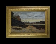 Jules-Gustave Bahieu (1847-1916). “View of a Pornic Beach.” picture