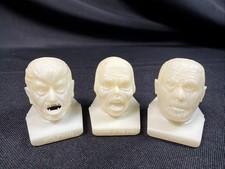 VTG 1970’s Post Cereal WOLFMAN MUMMY PHANTOM OF THE OPERA Glow In The Dark Head picture