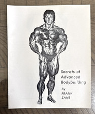 Frank Zane Secrets of Advanced Bodybuilding Booklet 1976 Vintage Fitness Guide picture