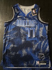 New Luka Dončić #77 Dallas Mavericks Nike Retro Basketbal Jersey Sty HJ4062-480 picture