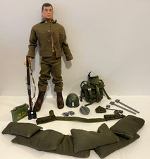 Vintage 1964 Hasbro GI Joe Early Version Action Soldier + Lots Of Accessories picture