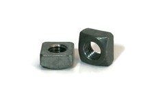 Hot Dip Galvanized Steel Square Nuts - Four-Sided Nuts - Coarse - Select Size picture