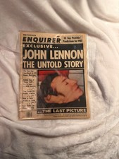 Vintage copy of the National Enquirer from December 30, 1980 picture