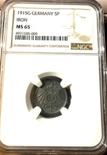 1915G 5P GERMANY IRON MS65 NGC picture