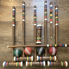 Vintage Forester Croquet Replacement Mallets And Balls. picture