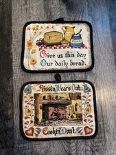 Pot Holders Lot Kitchen Cute Vintage  picture
