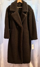 UGG NWT Gertrude Teddy Coat Ink Long  XL picture