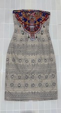 CAMILLA Lost Paradise Strapless Embroidered Dress Size 10 NWT picture