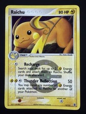 Pokemon Raichu NM Reverse Holo 12/112 EX Firered & Leafgreen Near Mint 2004  picture