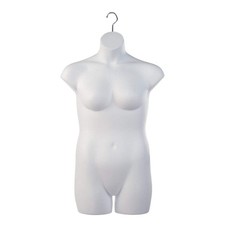 Ladies Plus Size Hanging Torso Form (White) picture