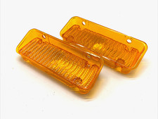 1971 1972 Chevy Pickup Truck C10 K10 Parking Light Lamp Lens Amber Pair LH RH picture