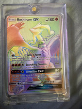 The Pokémon Company Reshiram GX Secret Rare Full Art Holo 71/70 HP180 EN picture